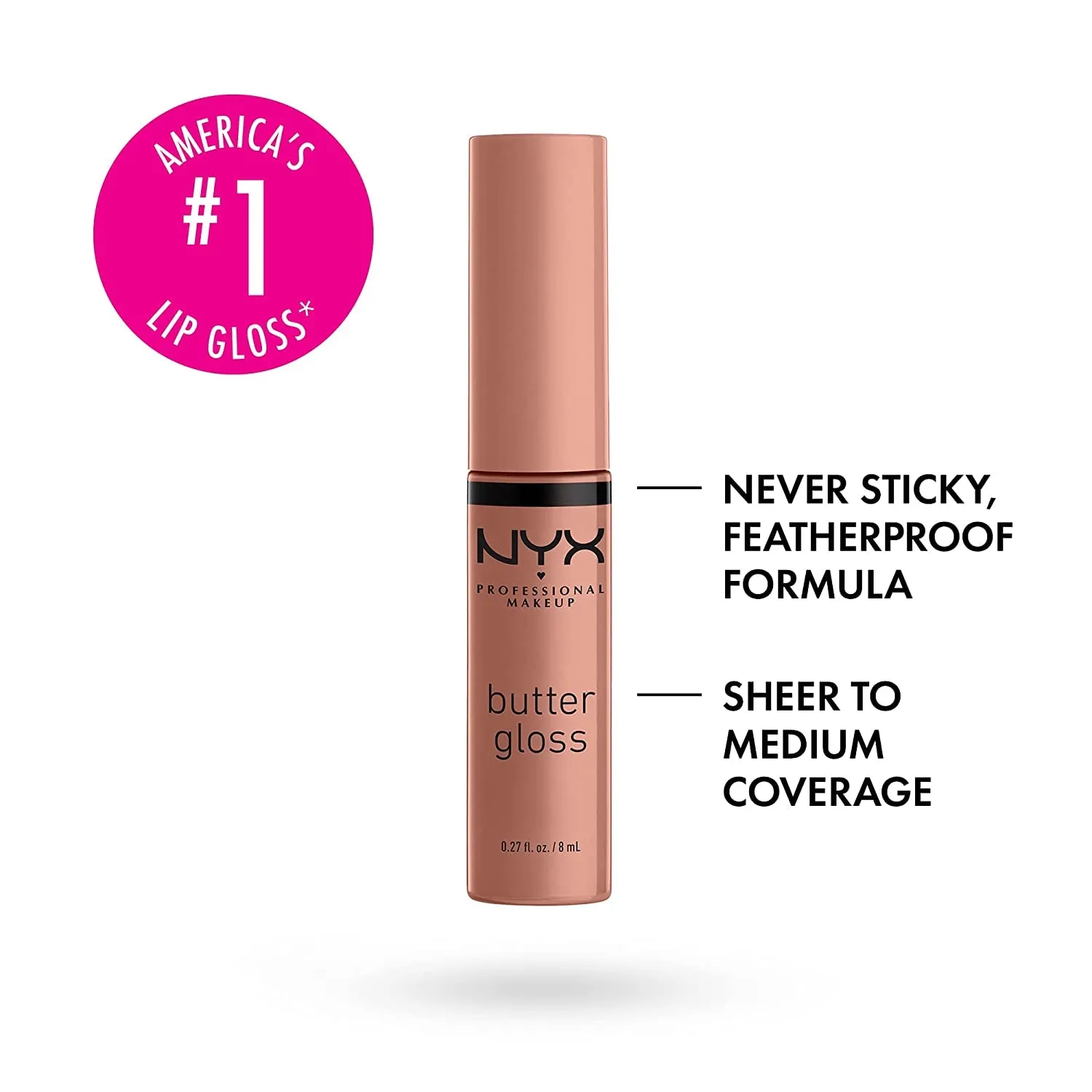 Vivid Rich Mechanical Eye Pencil, Butter Gloss - Smokin Topaz Brown Eyeliner, Madeleine Nude Lip Gloss