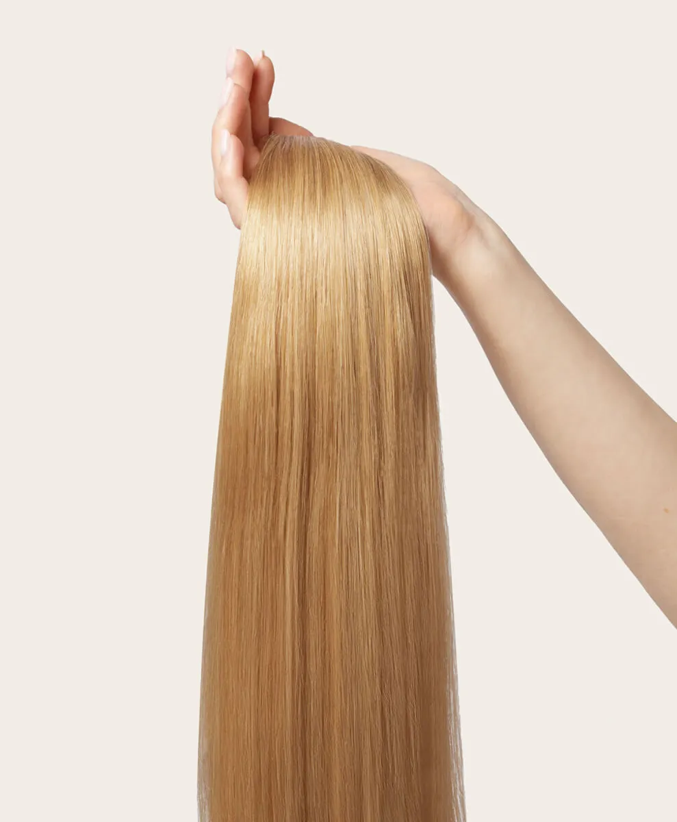 Warm Blonde, 20" Single Seamless Clip-In Weft, #27A | 30g