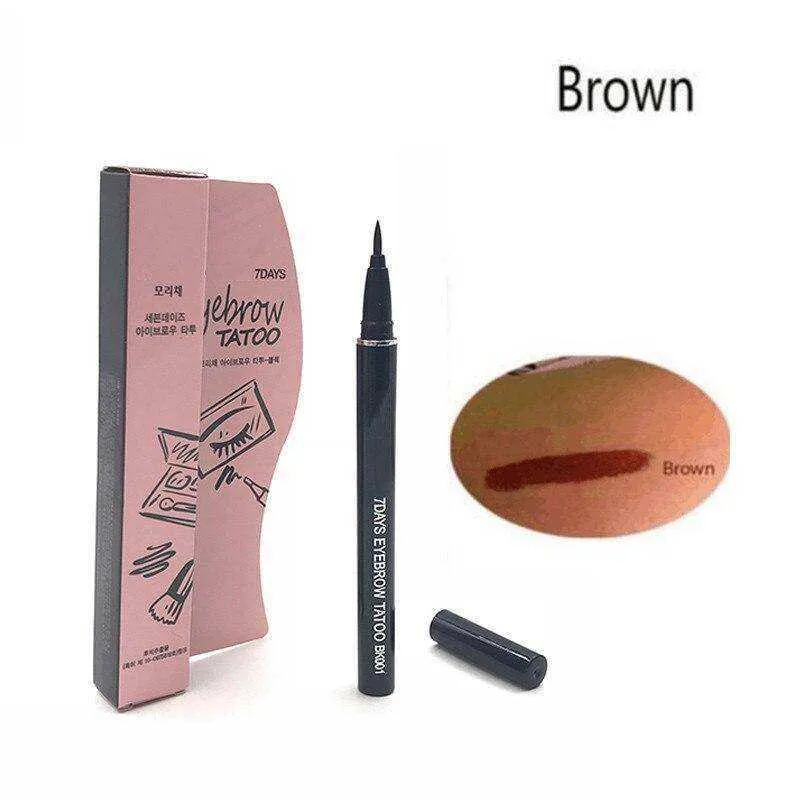 Waterproof 7 Days Long Lasting Eyebrow Tattoo Pen Liquid Eyeliner