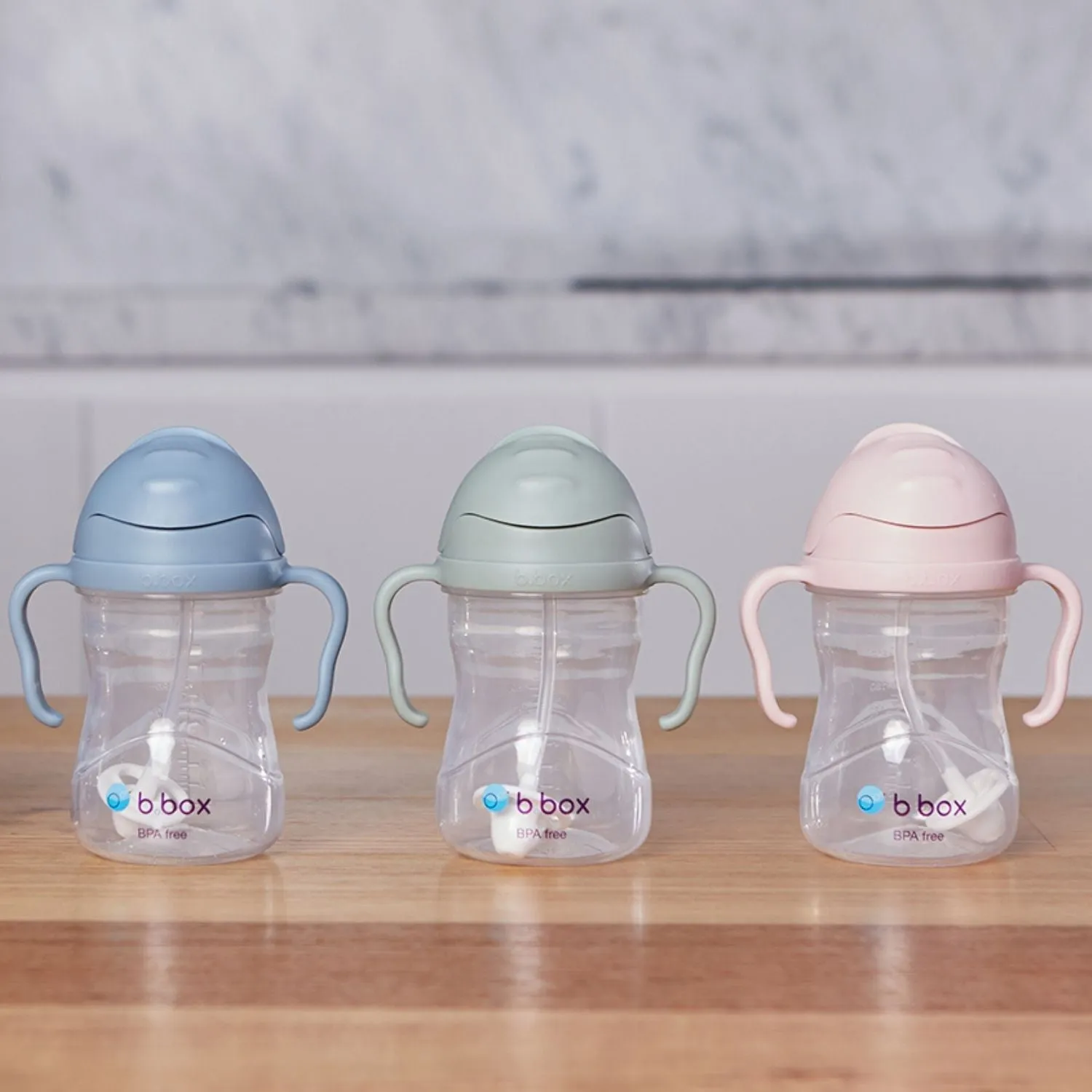 Weighted Straw Sippy Cup 240ml  Blush Light Pink