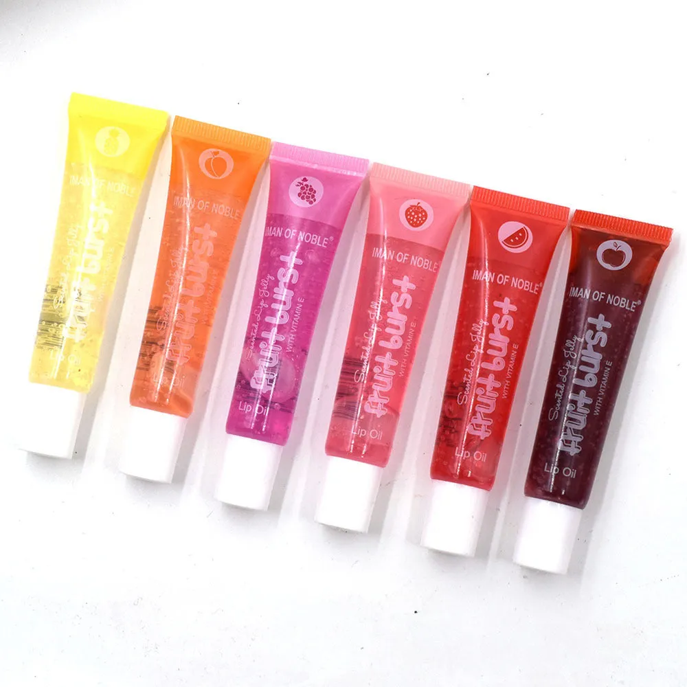 Wholesale 36pcs/pack Plastic Fruit Flavor Lip Oil