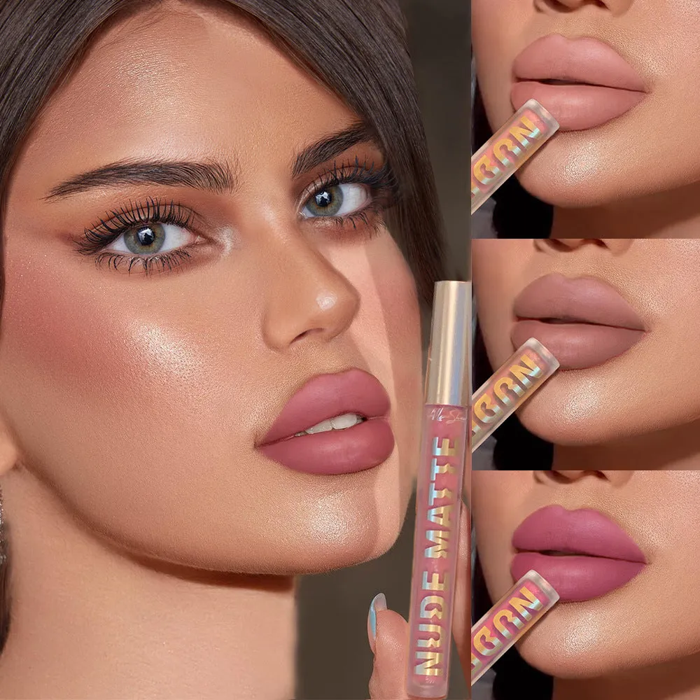 Wholesale Allen Shaw Matte Matte Liquid Lip Gloss Lip Gloss Colorfast Lip Gloss