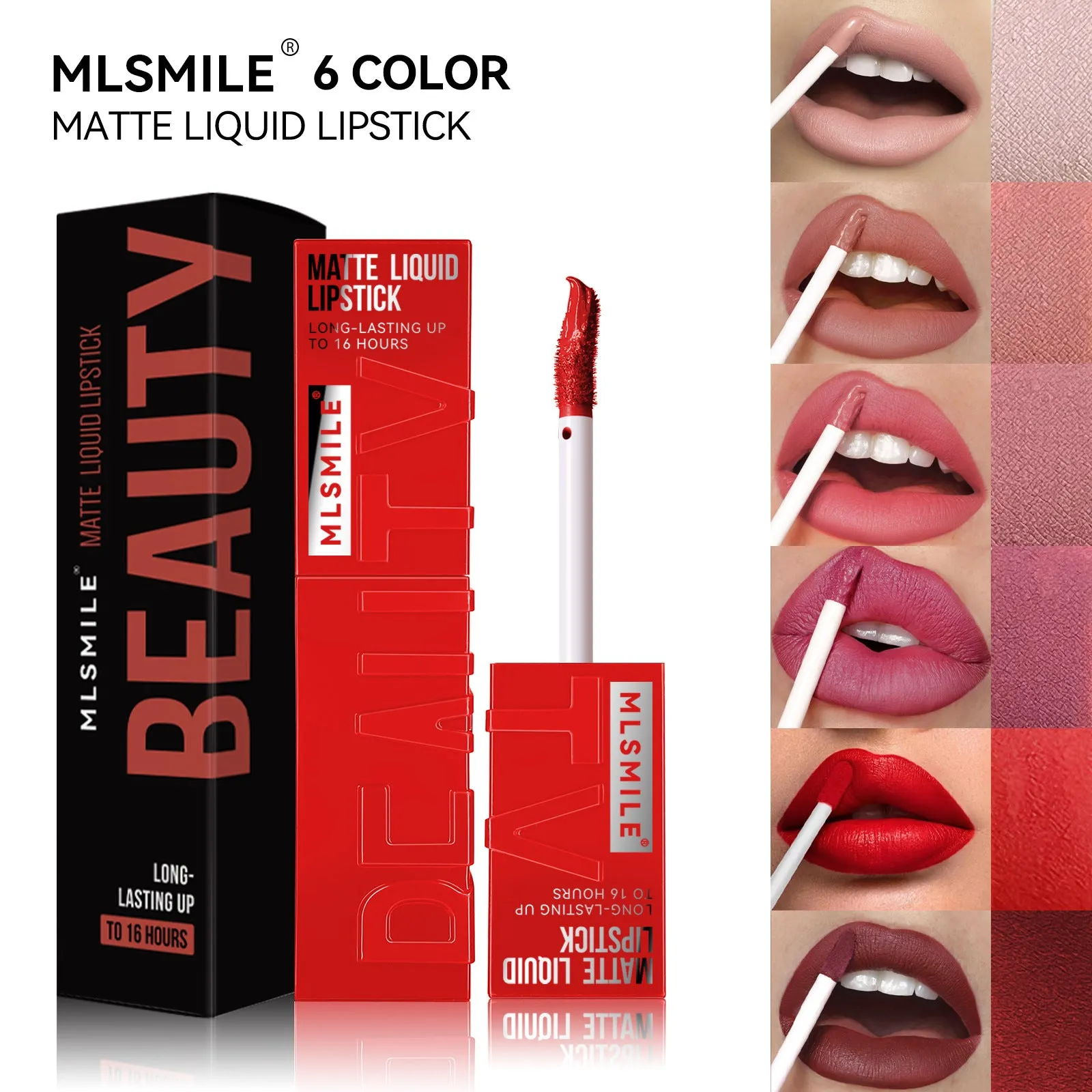 Wholesale Non-stick Cup Lip Glaze Matte Liquid Matte Lipstick Lasting Colorfast Lip Gloss