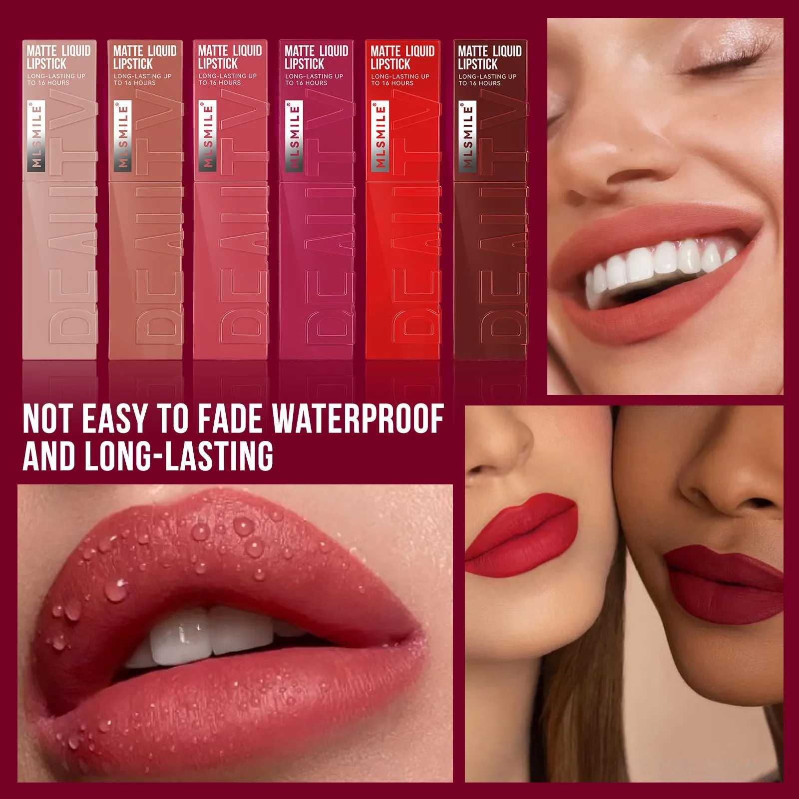 Wholesale Non-stick Cup Lip Glaze Matte Liquid Matte Lipstick Lasting Colorfast Lip Gloss