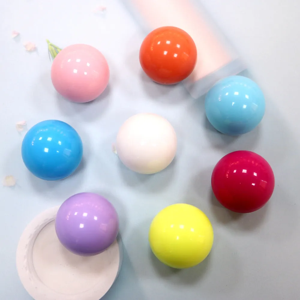 Wholesale Plastic Creative Fruit Flavor Ball Vanilla Flavor Lipstick