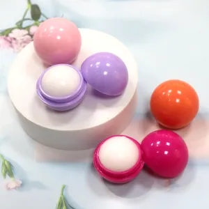 Wholesale Plastic Creative Fruit Flavor Ball Vanilla Flavor Lipstick