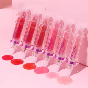 Wholesale Plastic Lip Plumping Lip Gloss Regular 5ml Moisturizing Lip Gloss Pouty Lips