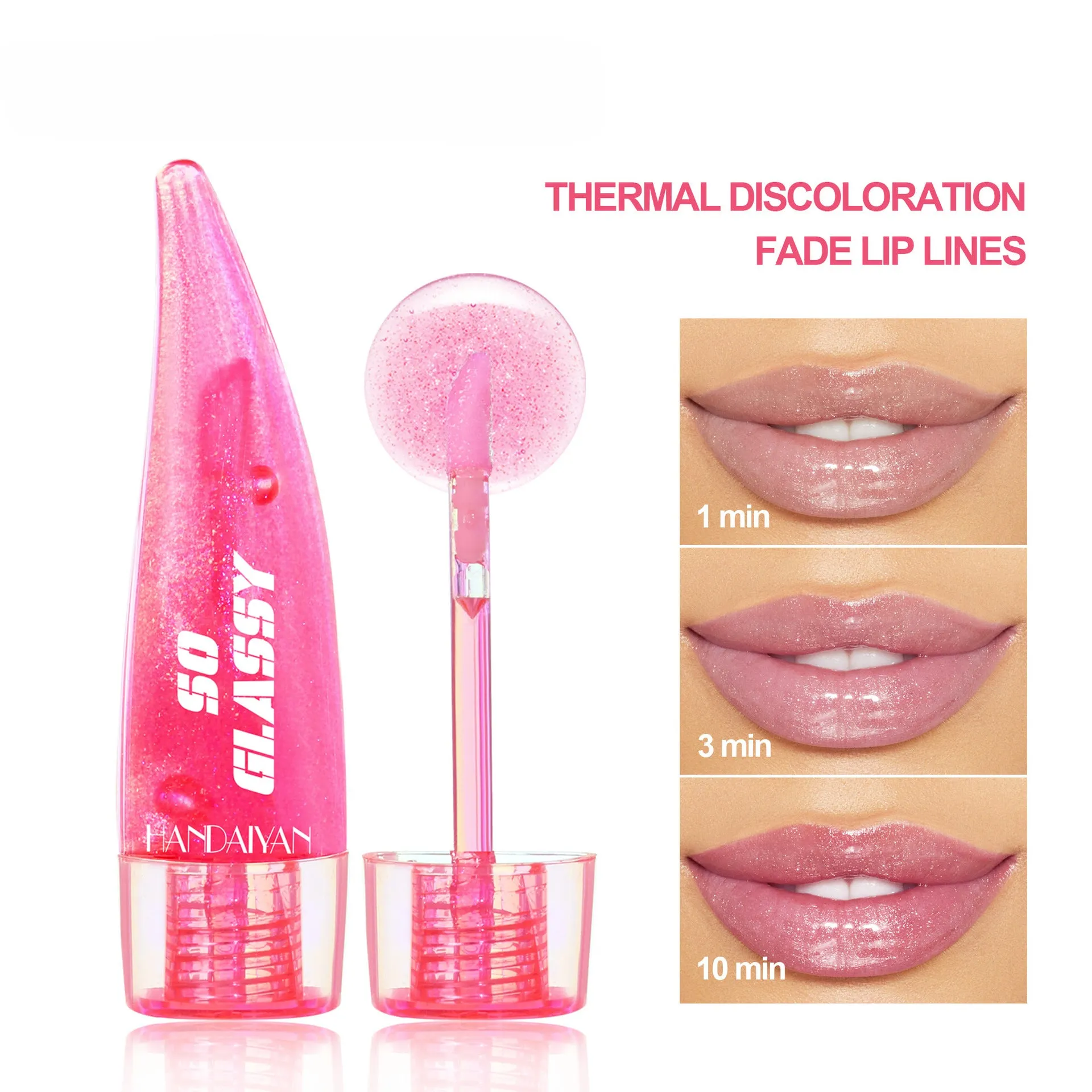 Wholesale Plastic Temperature Changing Lip Gloss Moisturizing Lip Oil