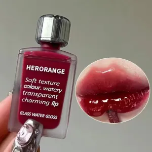 Yeknu 6 Color Water Mirror Gloss Lip Glaze Natural Lasting Hydrating Moisturizing Not Easy To Take Off Makeup Liquid Lipstick Cosmetic