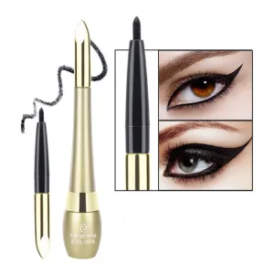 Yeknu Black Quick-drying Eyeliner 2 in 1 Waterproof Eyeliner Eyebrow pencil Long Lasting Smooth Pencil Not Blooming EyeMakeup Cosmetic