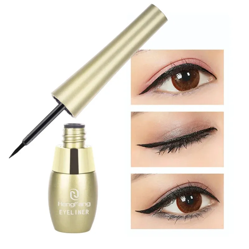 Yeknu Black Quick-drying Eyeliner 2 in 1 Waterproof Eyeliner Eyebrow pencil Long Lasting Smooth Pencil Not Blooming EyeMakeup Cosmetic