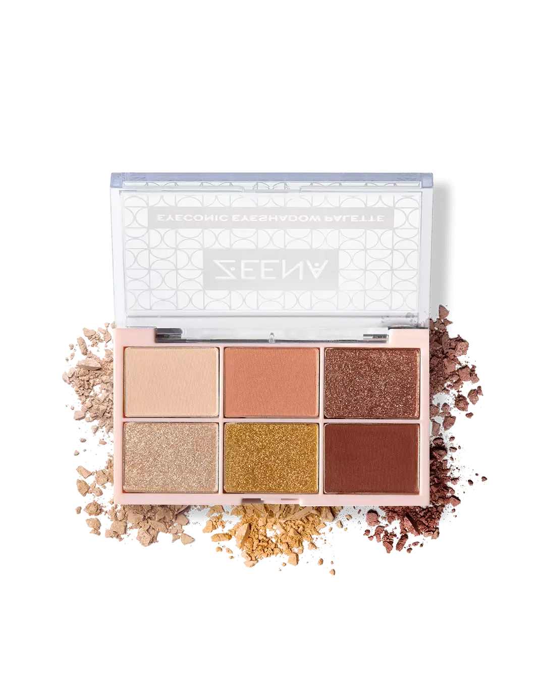 Zeena eyeconic eyeshadow palette 010-golden nude